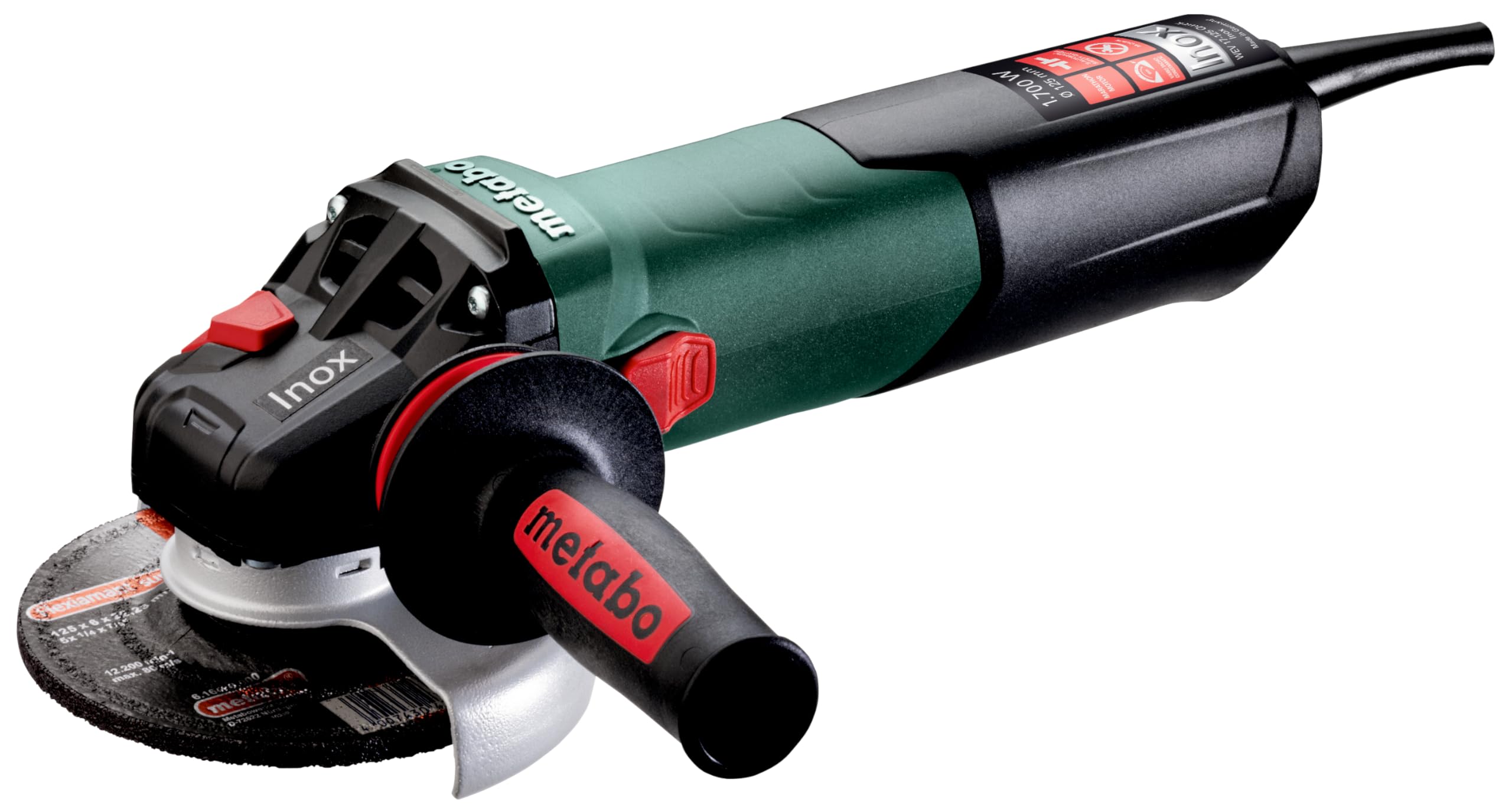 Metabo W 13-125 Quick Avuç Taşlama Makinesi 1300W 125mm